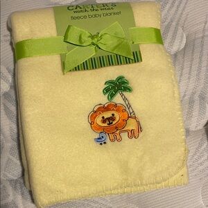 Carter's Cozy Yellow Fleece Blanket.